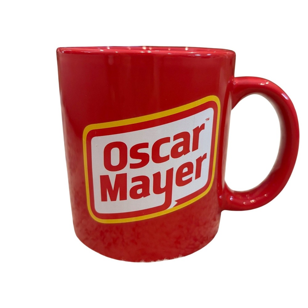 Oscar Mayer Wienermobile Coffee Mug Red Hot Dog Car Logo Novelty Cup GUC